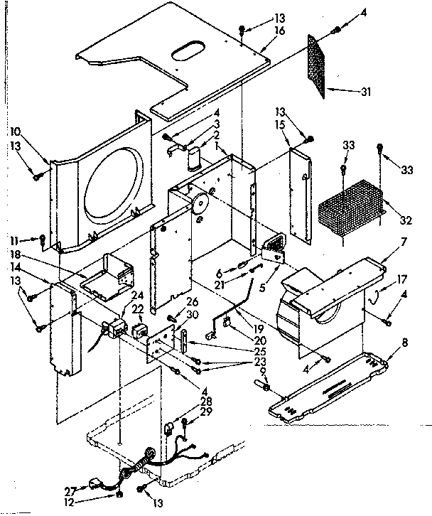 Air flow and control parts