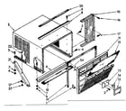 Kenmore 5848731850 cabinet parts diagram