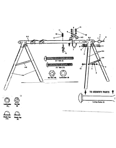 A-frame hardware bag