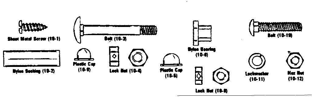 Screws and washers