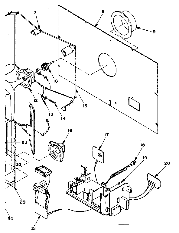 Back cover assembly