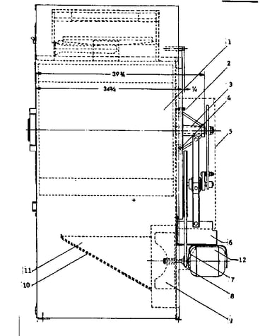 Motor and lintscreen