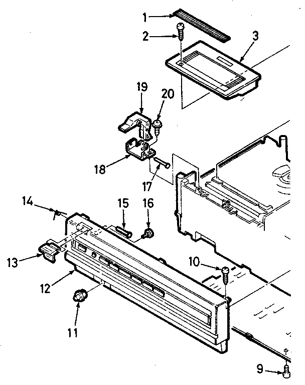 Front panel assembly
