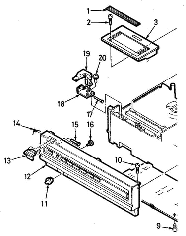 Front panel assembly