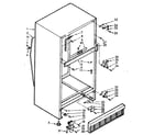 Kenmore 1066692192 cabinet parts diagram