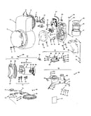 Starter, flywheel & carburetor group