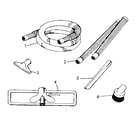 Kenmore 1753610 attachment parts diagram