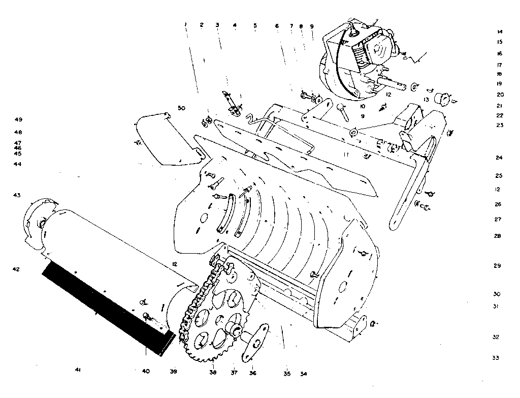 Lower main frame