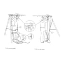 Sears 51272754-77 lawn swing and glide ride assemblies diagram