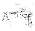 Sears 51272755-77 frame assembly diagram