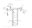 Sears 51272758-77 top bar assembly diagram