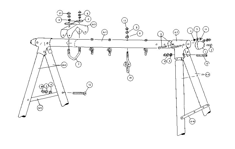 A - FRAME ASSEMBLY #93674