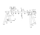 Sears 51272743-77 a - frame assembly #93674 diagram