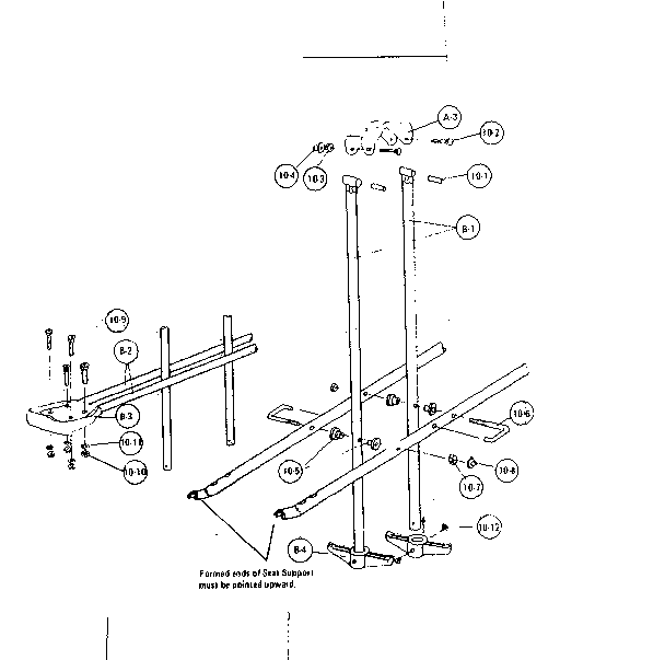 B-glide ride assembly #94206