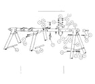 Sears 51272747-77 frame hardware assembly diagram
