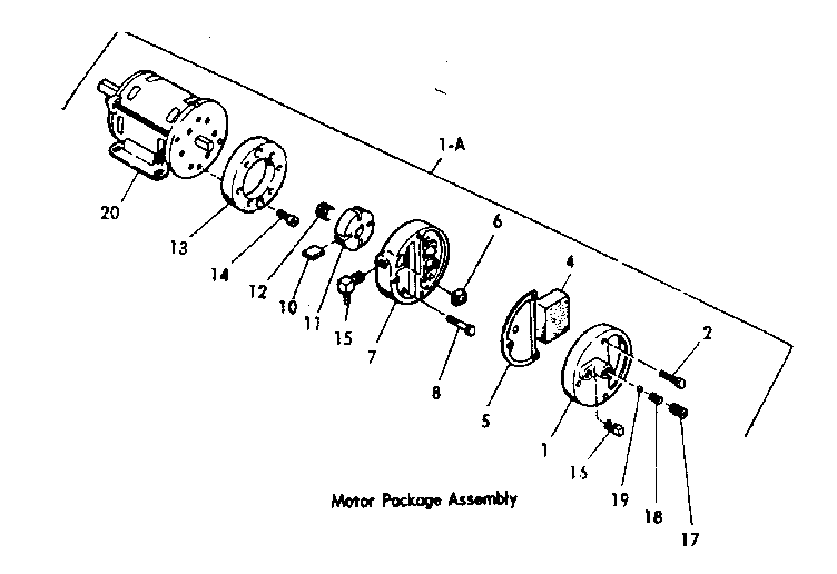Motor package assembly
