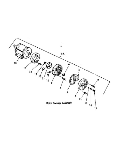 Motor package assembly