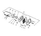 Kenmore 583409950 motor package assembly diagram