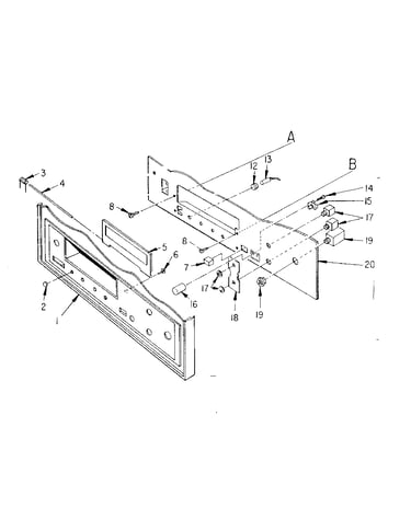 Tape front panel parts