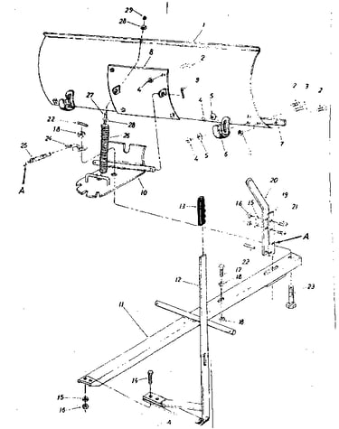 42" blade assembly