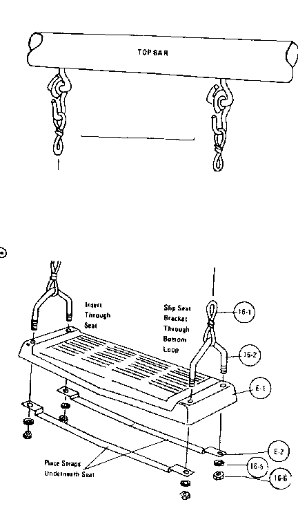 Swing hardware assembly
