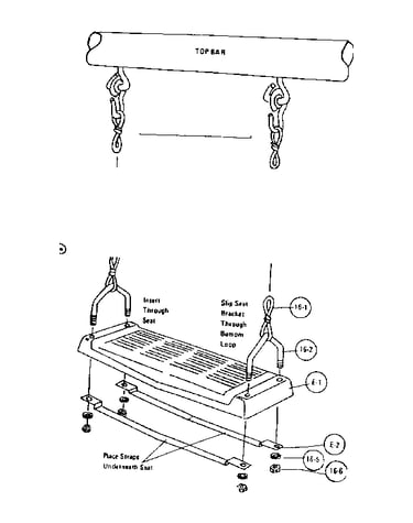 Swing hardware assembly