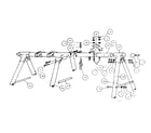 Sears 5127291879 frame hardware assembly diagram