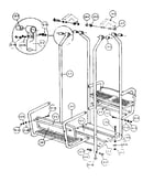 C-lawn swing hardware assembly