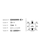 Fastener combinations and diagram