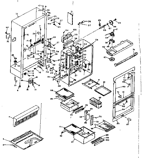 Cabinet parts