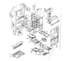 Kenmore 1066668803 cabinet parts diagram