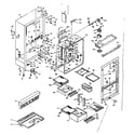 Kenmore 1066668803 cabinet parts diagram