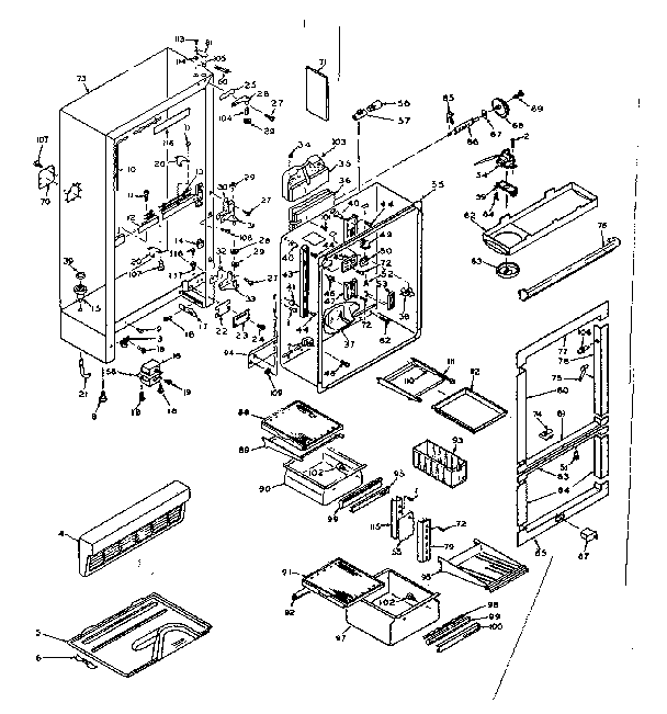 Cabinet parts