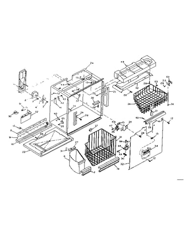 Freezer section parts