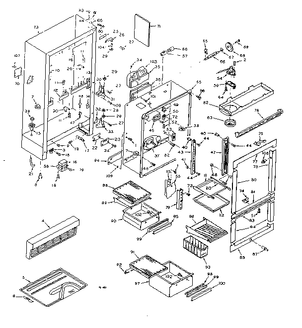 CABINET PARTS