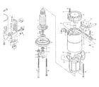 Skil 293 TYPE 1 motor assembly diagram