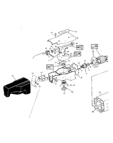 Gear housing assembly