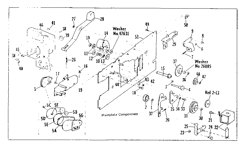 MAINPLATE COMPONENTS