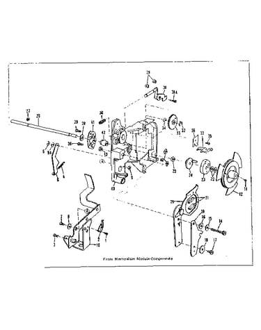 Front mechanism module components