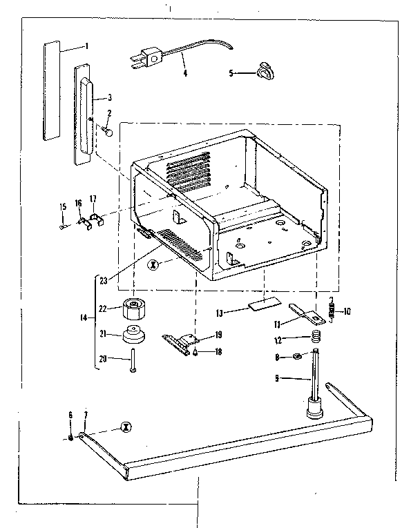 BASE FRAME ASSEMBLY COMPONENTS