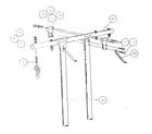 Sears 5127290179 top bar assembly diagram