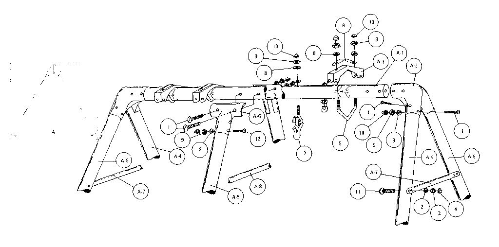 Frame hardware assembly