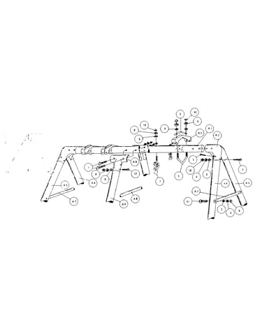 Frame hardware assembly
