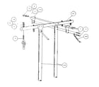 Sears 51272921-79 top bar assembly diagram