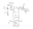 Sears 51272937-79 top bar assembly diagram