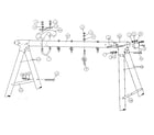 Sears 5127294379 a - frame assembly diagram