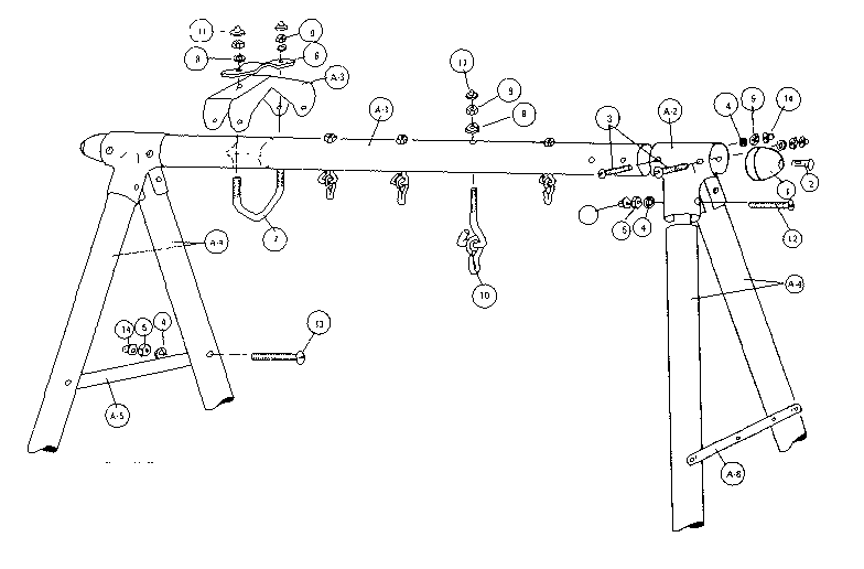A - frame assembly