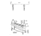 Sears 5127294379 e-swing hardware assembly #97200 diagram