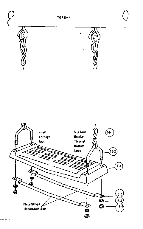E-swing hardware assembly #97200