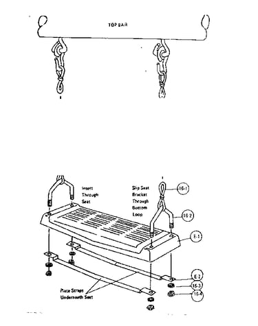 E-swing hardware assembly #97200